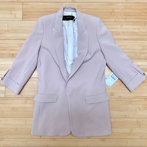 Zara Basic Blush Pink Blazer NWT